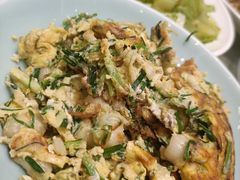 春韭炒鸡蛋-刘胖子家常菜·蹄花焖藕(兴业店)