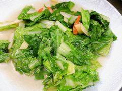 大海米爆炒小白菜-魁盛居百年鲁菜馆(中林路店)