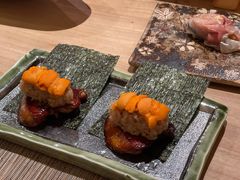 鹅肝海胆鲟鱼子三文鱼子寿司-一阳寿司(麦子街店)