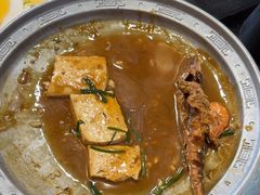 -东来菜馆•手抓海鲜家常菜•海鲜锅贴(鸽子窝店)