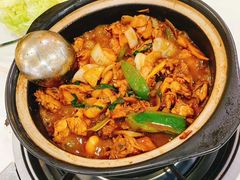 肥肠鸡煲-五味轩菜馆(向西村西区108号楼店)