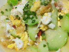 黄瓜炒蛋-将相和鱼头火锅