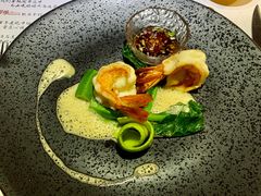 煎泰国虎虾佐龙虾香草泡沫及特制-The V泽惟·低温慢煮料理