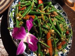 榄菜肉末黄瓜花-上楼私房菜(院士路店)