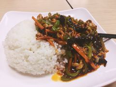 鱼香肉丝盖饭-中国兰州名牛纯汤牛肉面(永安道店)