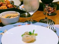松露酱露筍炒带子-中國藍-梁子庚餐廳