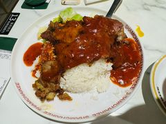 黑椒牛扒焗饭-深仔记茶餐厅(亚士厘道店)