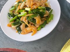 葱烧鸟贝-日丰园海肠水饺·老字号大连海鲜(小平岛总店)