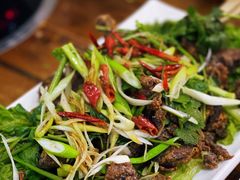油泼羊腿-丽梅羊汤土菜馆(河畔花园店)