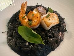 威尼斯海鲜墨鱼汁烩饭-Ponte 意大利餐厅