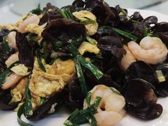 虾仁木耳炒鸡蛋-京秀缘蒸汽海鲜农家菜大馅蒸饺