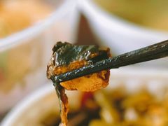 酸豆角炒鸡胗-黑鸡小馆(金源店)