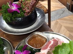 -明洞阿姨·韩式酱蟹烤肉·创意料理(三元桥店)