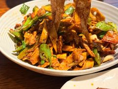 绿豆皮炒肉-树厨贵州菜(铜仁花果山店)