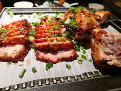 烤鸡烤肉拼盘-绿茶餐厅