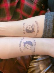 点击看大图 和闺蜜一起的作品哈-飛凡TATTOO纹身•原创