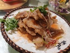 锅包肉-华盛园卷子王农家菜水库鱼