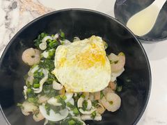 青咸菜目鱼拌面加虾仁-老地方面馆(思南路店)