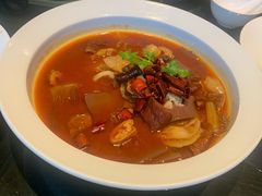 酸菜鸭血烧肥肠-南京景枫万豪酒店·万豪中餐厅