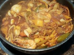 团购里面的锅-猪啊牛呀羊啊铜盘烤肉(正大广场店)