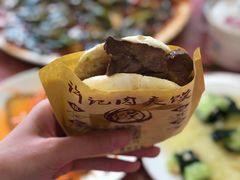 驴肉火烧-许记驴肉黄面胡杨焖饼