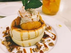 apple caramel souffle-PAN de PAIN Pancake & Sweets(K11 Art Mall店)