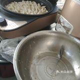 20191110001西葫白萝卜丝虾仁鸡蛋馅饺子煎吃菜谱