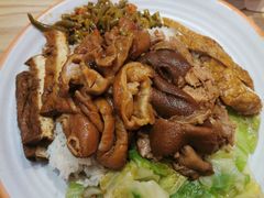 招牌猪脚饭（小份）拼肥肠-瑞霖·隆江猪脚饭