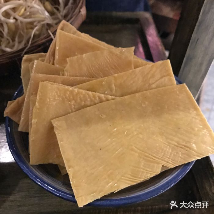 古木枫老火锅(洪崖洞店)-干豆皮-菜-干豆皮图片-重庆美食-大众点评网