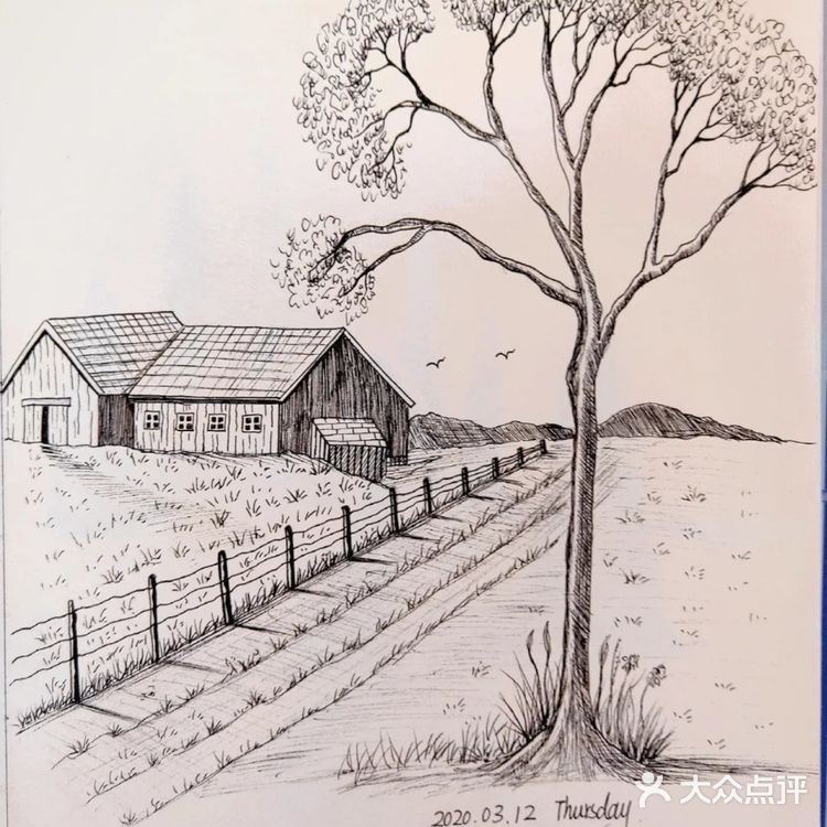 这竟然是用针管笔画的！！！