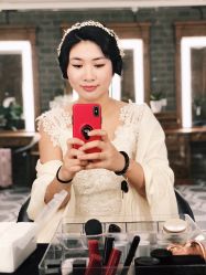 点击看大图 -荷玛高端新娘跟妆团队·彩妆培训