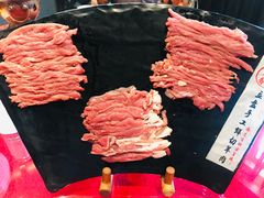 立盘手工鲜切羊肉组合-乔先生涮肉·鲜活牛羊肉火锅(塘沽店)