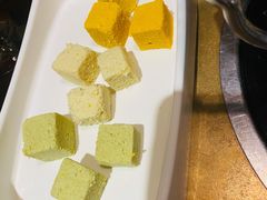 时蔬三色冻豆腐-左庭右院鲜牛肉火锅(金山万达店)
