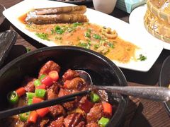 石锅牛仔粒-杭越海鲜(迪荡店)