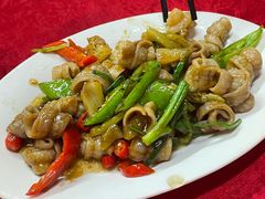 尖椒炒鱼肠-蛇口康乐快餐鱼仔档(翠苑小区店)