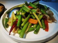 芦笋炒螺片-肴约·花园式餐厅(湖里店)