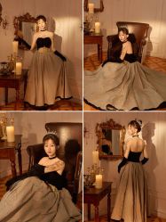点击看大图 -艾拉·女王婚纱礼服馆