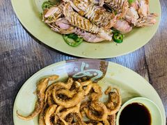 椒盐鱿鱼丝-贞姨美食·老字号海鲜大排档