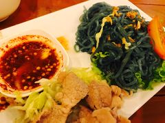 -蝶豆花蓝面条