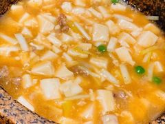 鸡汤虾仁豆腐-绿茶餐厅(松江万达店)