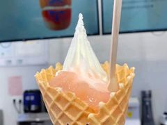 桃桃牛乳冰淇淋-波比艾斯(国金街店)
