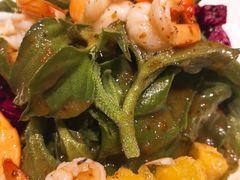 虾仁拌冰草-味莊·青岛菜(云霄路店)