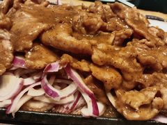 铁板黑椒牛柳-高第街56号港式餐厅·精选(世茂广场宽厚里大明湖店)