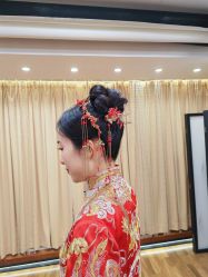 -懿沉香中式嫁衣礼服秀禾服龙凤褂马来褂旗袍总店