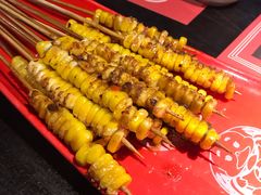 烤玉米-老表记广西宵夜螺蛳鸭脚煲(西大店)
