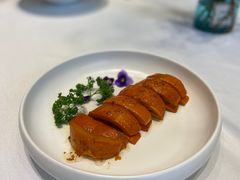 蜜汁金瓜-鲁班张葱烧海参(马庄街店)