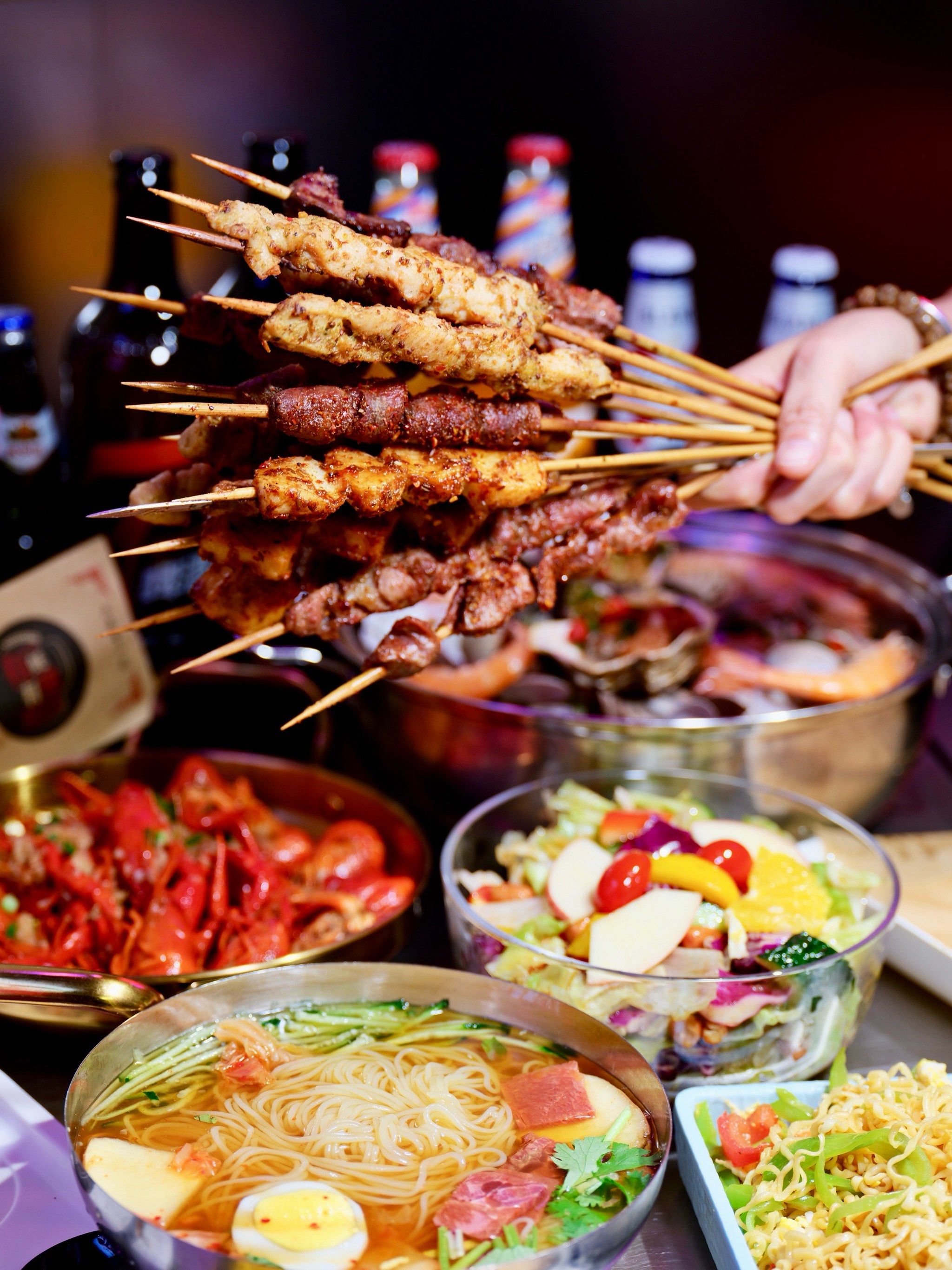 有蚝有翅烧烤大排档,夜宵天堂的狂欢盛宴