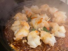 蒜蓉粉丝蒸开边虾-绿茶餐厅(乐峰广场店)