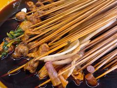 -拈签一笑黄牛肉辣卤串串