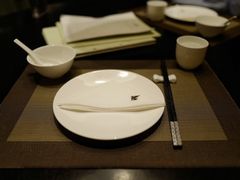 餐具摆设-浙江安吉JW万豪酒店·万豪中餐厅